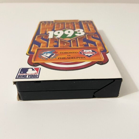 World Series 1993 Toronto Blue Jays Vs Philadelphia Phillies VHS Tape Baseball - Picture 4 of 16